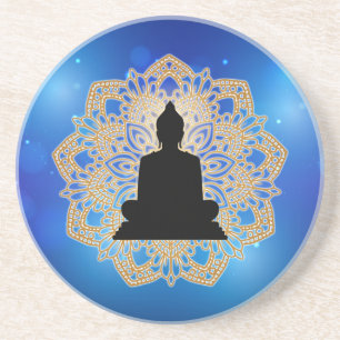 Vesak Day Buddha and Mandala Vaisakha Purnima Coaster