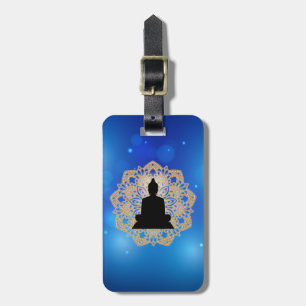 Vesak Day Buddha and Mandala Vaisakha Purnima Luggage Tag