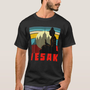 Vesak Day Buddha Lotus Buddhism Peace Love T-Shirt