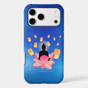 Vesak Day Buddha on Lotus Lantern Vaisakha