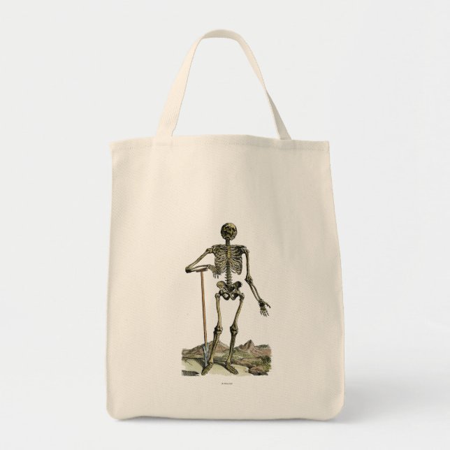 Vesalius: Skeletal System Tote Bag (Front)