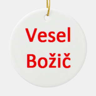 vesel bozic ceramic tree decoration