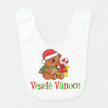 Vesele Vanoce Czech Christmas Bear