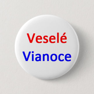 vesele vianoce coffee mug 6 cm round badge
