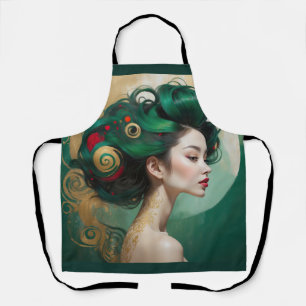 “Vesendra” - Sculpted Beauty, Eternal Muse Apron