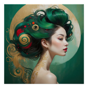 “Vesendra” - Sculpted Beauty, Eternal Muse Poster