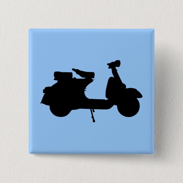 Vespa 15 Cm Square Badge (Front)