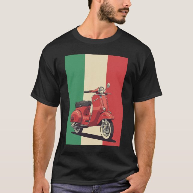 Vespa Italian Flag T-Shirt (Front)