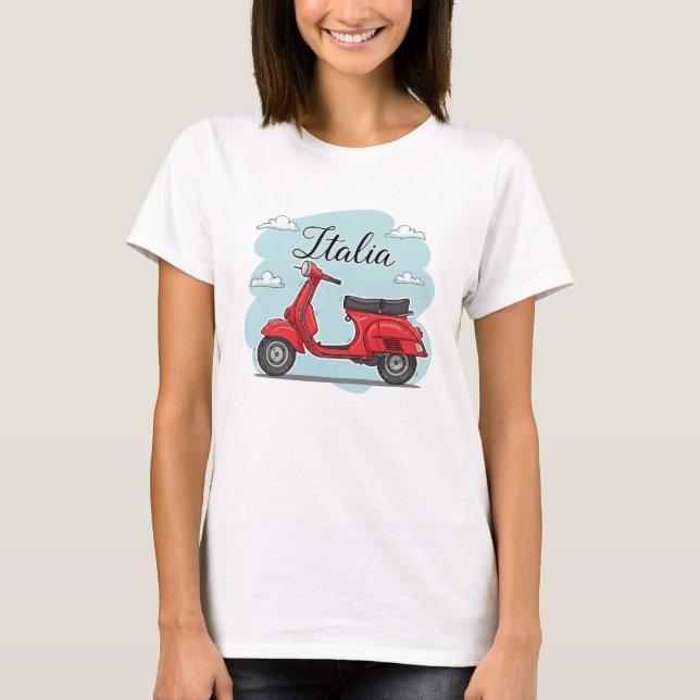 Vespa Italy T-Shirt (Front)