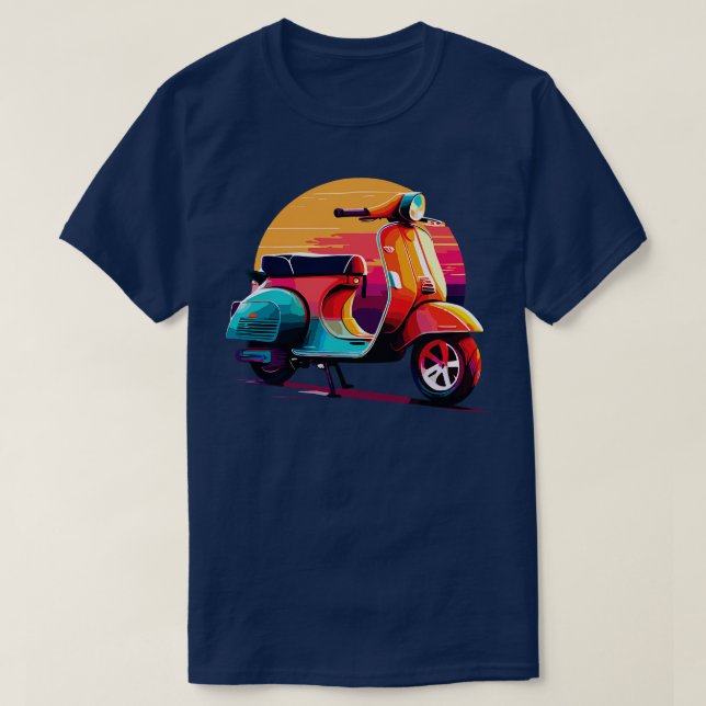 Vespa scooter 2 T-Shirt (Design Front)