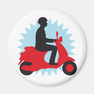 Vespa scooter magnet