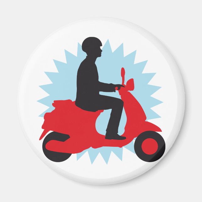 Vespa scooter magnet (Front)