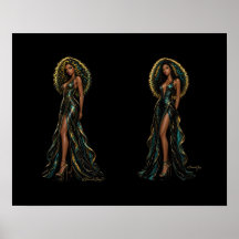 Vespera Kane Couture Evening Gown Pair