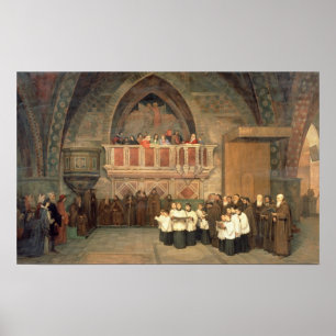 Vespers in the Saint Francis Church Poster