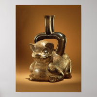 Vessel with puma, Chavin Culture, c.90 BC
