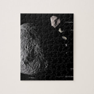 Vesta and Asteroid Gallery Jigsaw Puzzle