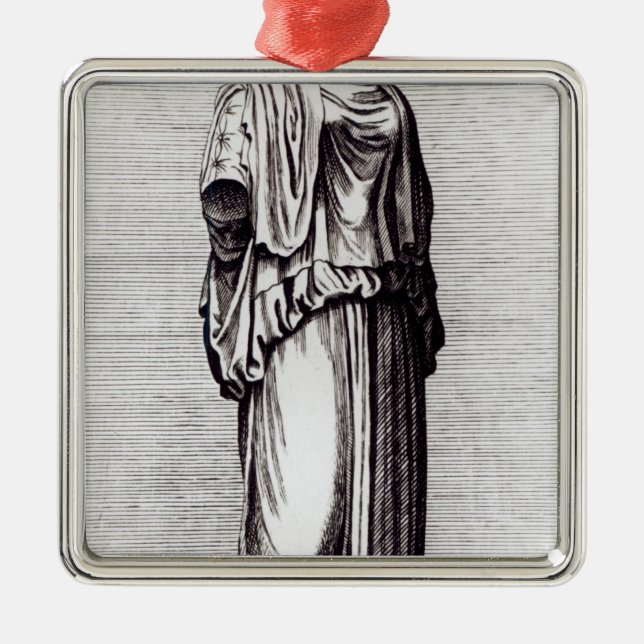 Vestal Virgin, c.1653 Metal Tree Decoration (Front)