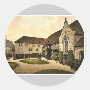 Veste Coburg Furstenbau, Thuringia, Germany rare P Classic Round Sticker