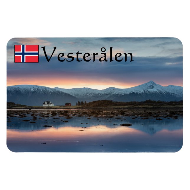 Vesteralen Islands Norway Magnet (Horizontal)