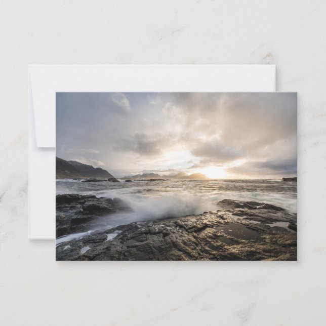 Vesteralen Seascape Card (Front)