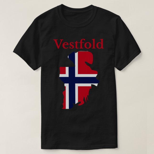Vestfold County Norway T-Shirt (Design Front)