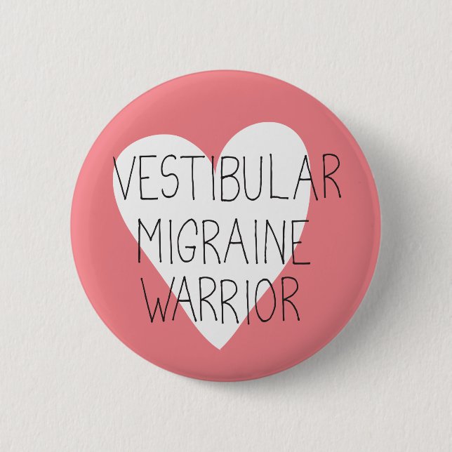 Vestibular Migraine Warrior badge (Front)