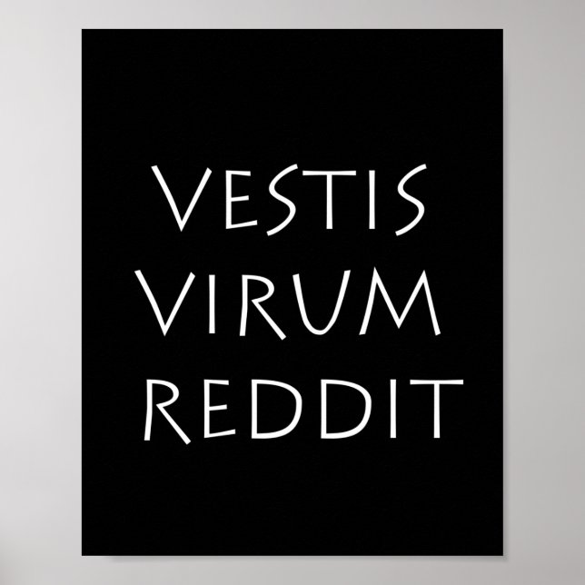 Vestis virum reddit poster (Front)
