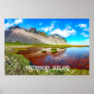 Vestrahorn Mountains, Iceland Poster