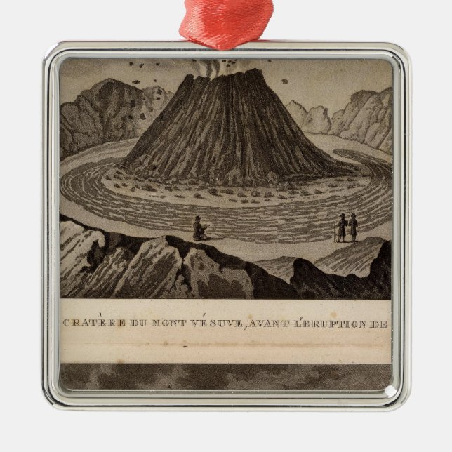 Vesuve, Dolomieu Metal Tree Decoration (Front)