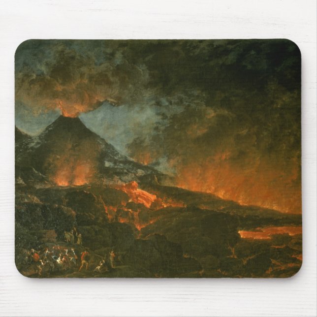 Vesuvius Erupting Mouse Mat (Front)