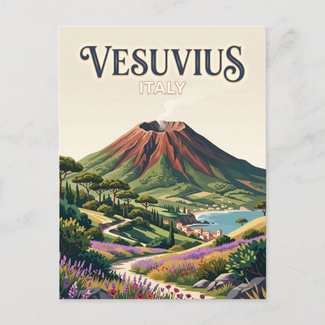 Vesuvius National Park Italy Postcard (Front)