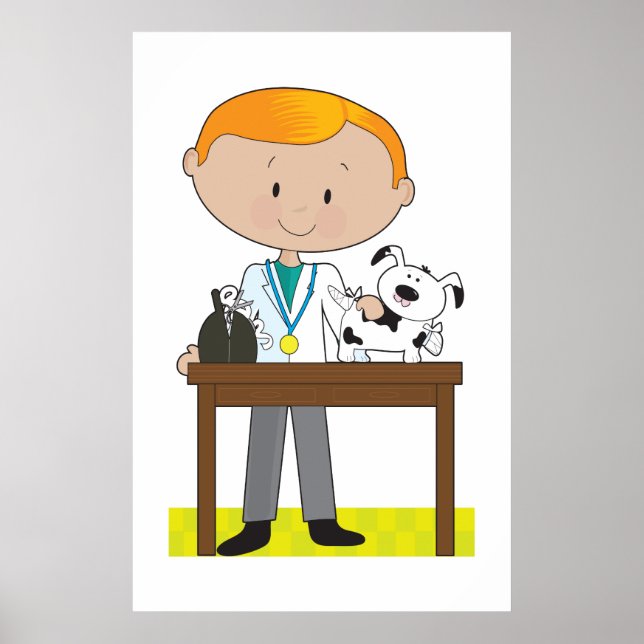 Vet and Dog Poster (Front)