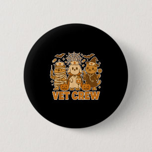 Vet Crew Halloween Costume Dog Cat Capybara Pet Te 6 Cm Round Badge