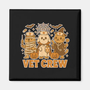 Vet Crew Halloween Costume Dog Cat Capybara Pet Te Magnet
