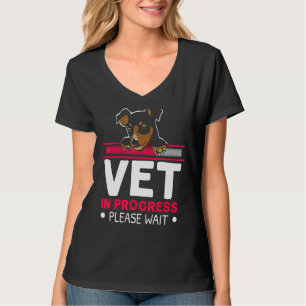 Vet In Progress Loading Animal Doctor Future Veter T-Shirt