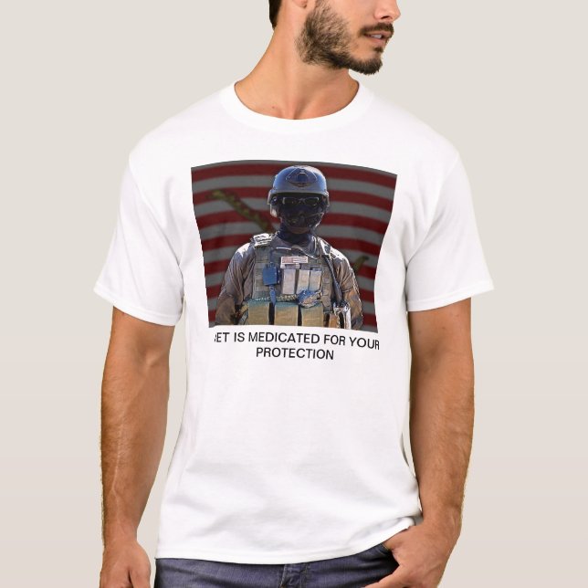 VET IS MEDICATED T-Shirt (Front)