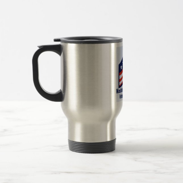 Vet logo travel mug (Left)