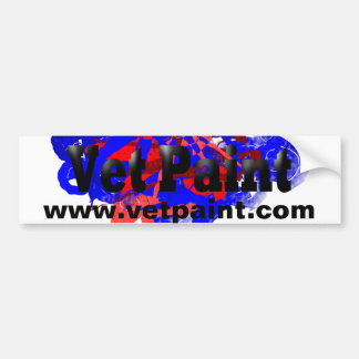 Vet Paint Logo Bumper Sticker