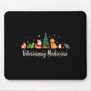 Vet Tech Animal Christmas Xmas Vibes Veterinary Me Mouse Mat