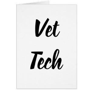 Vet Tech Card