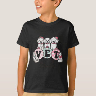 Vet Tech Christmas Veterinarian Animal Specialist T-Shirt