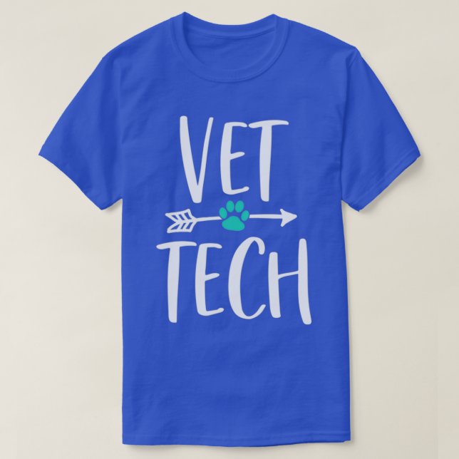Vet Tech Gift For Veterinarian Graduation T-Shirt (Design Front)