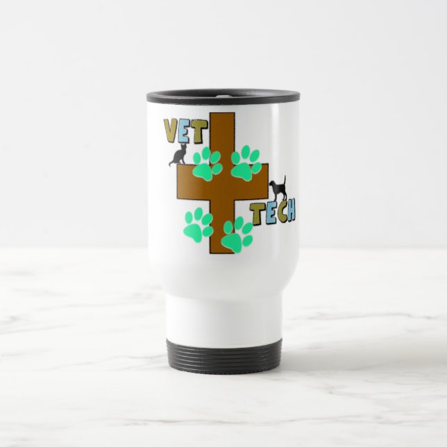 Vet Tech Gift Travel Mug (Center)
