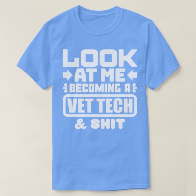 Vet Tech Graduation T-Shirt (Design Front)