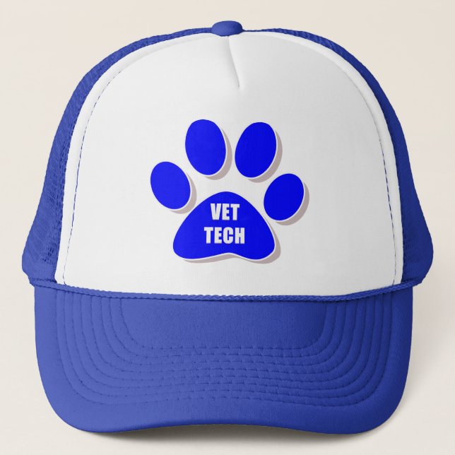 VET TECH HAT BLUE (Front)