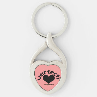 vet tech heart drop keychain