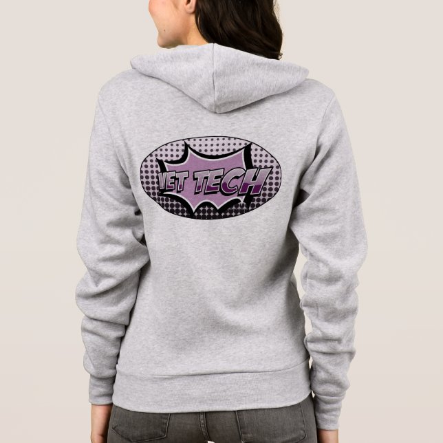vet tech hoodie (Back)
