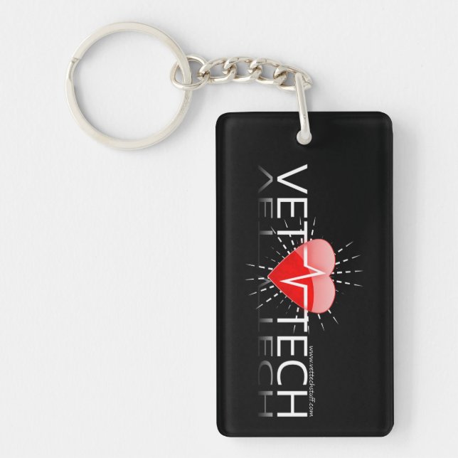 vet tech keychain (Front)