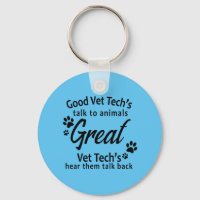 Vet Tech Keychain Gift
