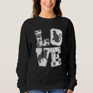Vet Tech Love Animals Veterinarian Tech Veterinary Sweatshirt